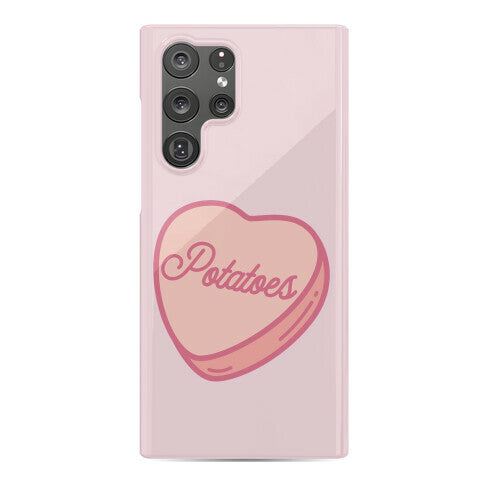 Potatoes Candy Heart Phone Case